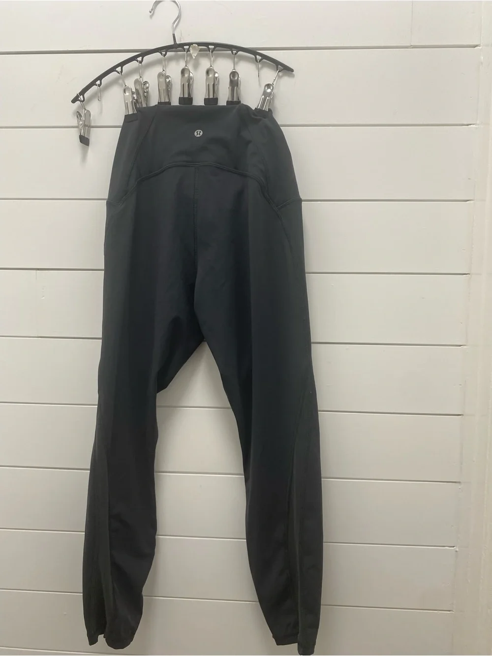 lululemon athletica Black High-Waist Leggings with Sheer on sides